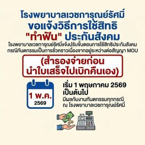 Read more about the article วิธีการใช้สิทธิ “ทำฟัน” ประกันสังคม